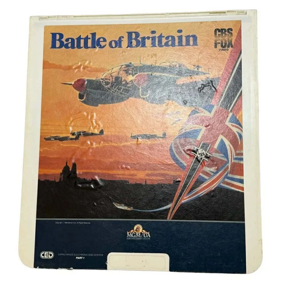 1969 Battle of Britain - 2 CED CBS Fox Videodisc Movie Part I & II ( 1 & 2 )